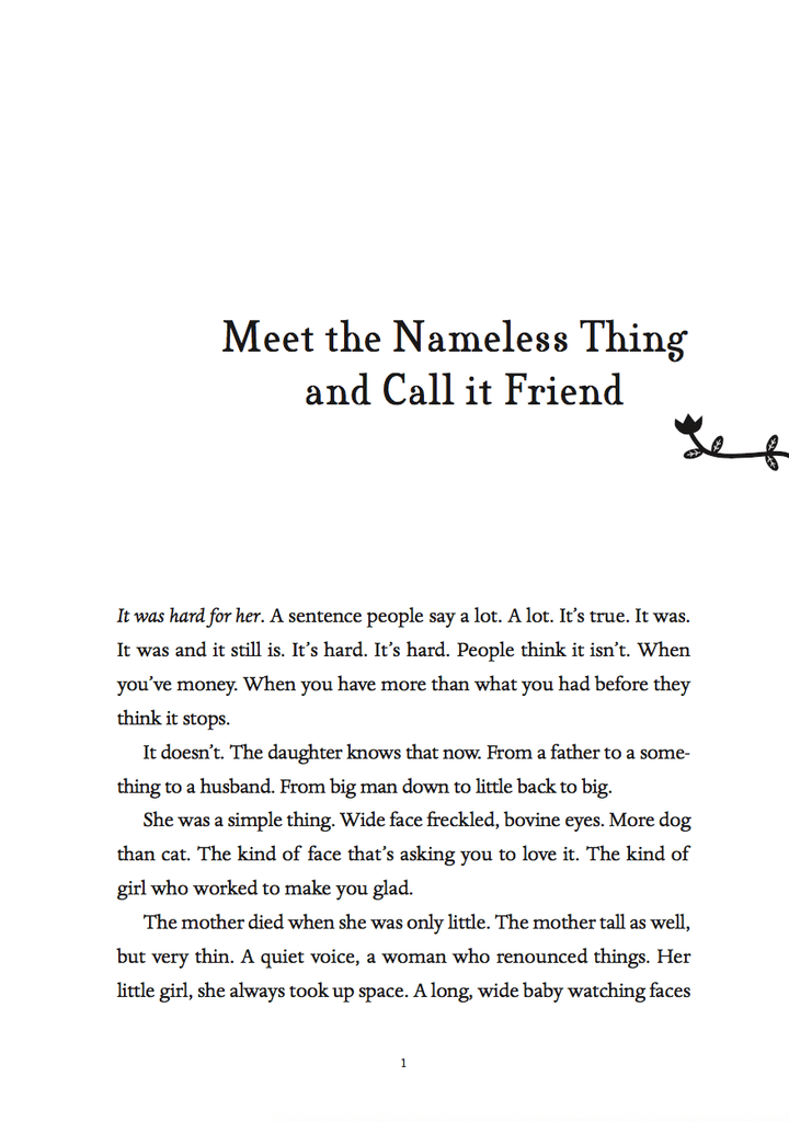 Meet the Nameless Thing and Call it Friend text