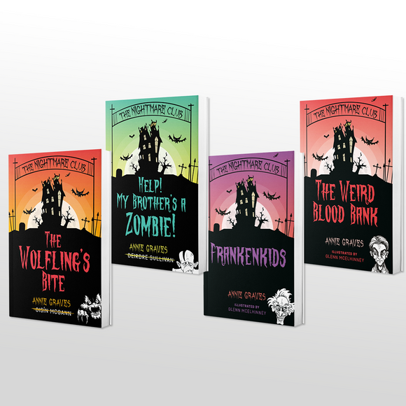 The Nightmare Club: 4 Book Collection by Annie Graves illustrated by Glenn McKinney