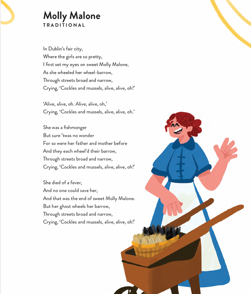 Molly Malone, with illustration by Ashwin Chacko