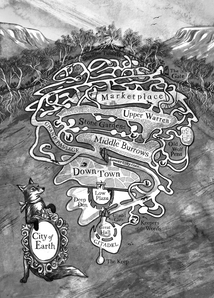 Wolfstongue map by Anna Tromop